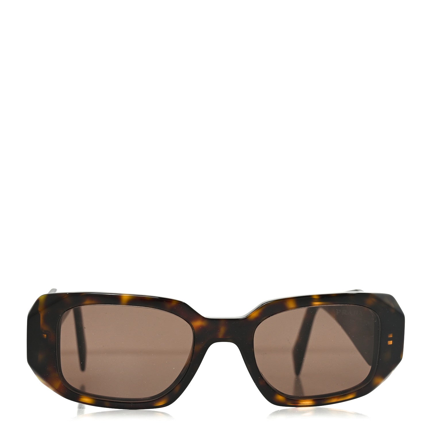 Prada Acetate Symbole Sunglasses SPR 17W Havana