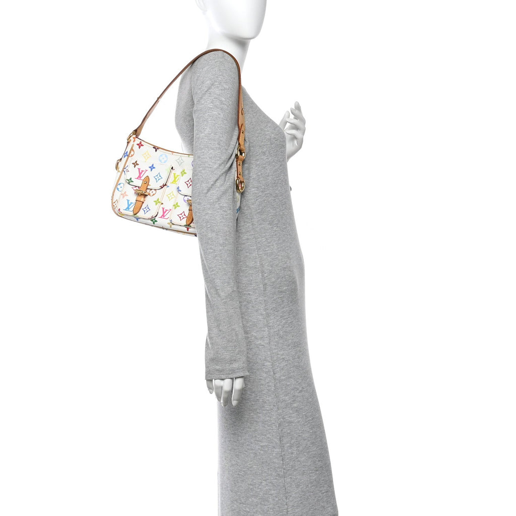 Louis Vuitton Monogram Multicolor Lodge PM White