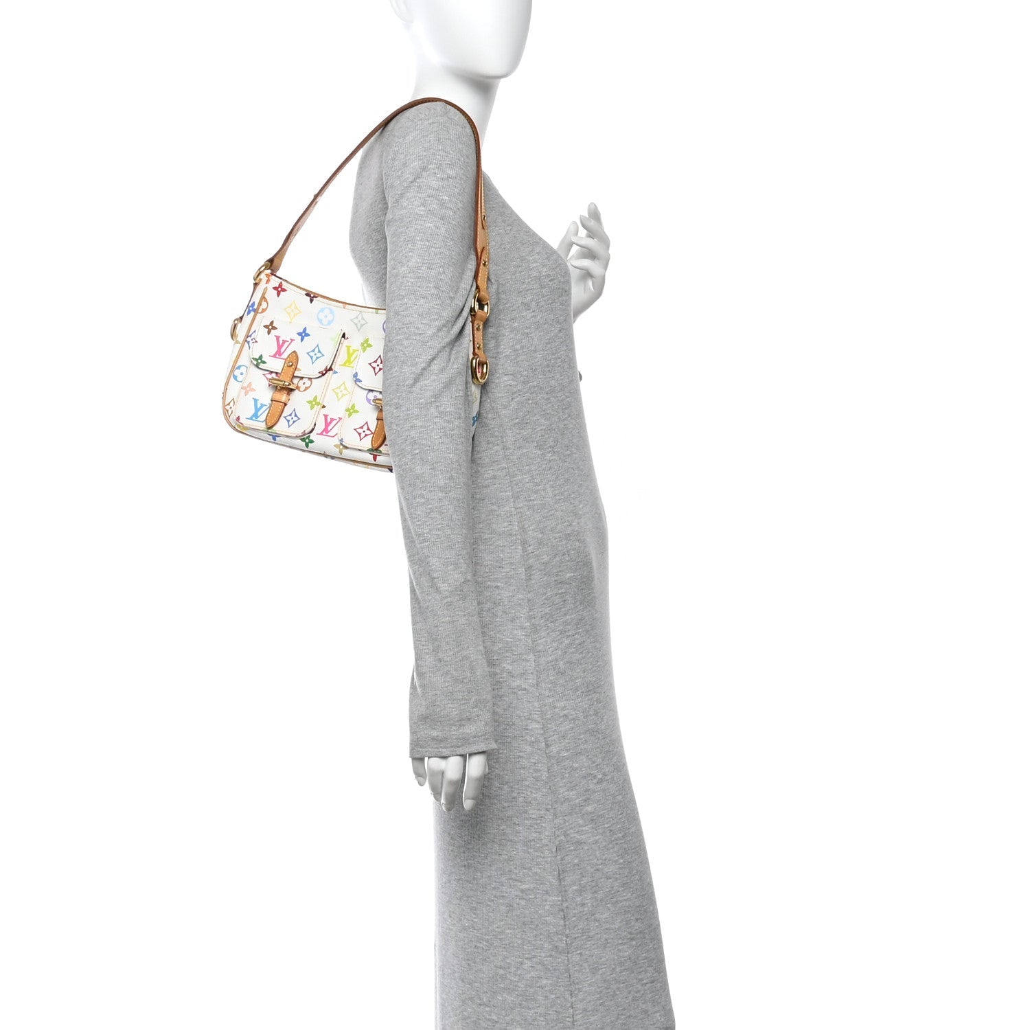 Louis Vuitton Monogram Multicolor Lodge PM White