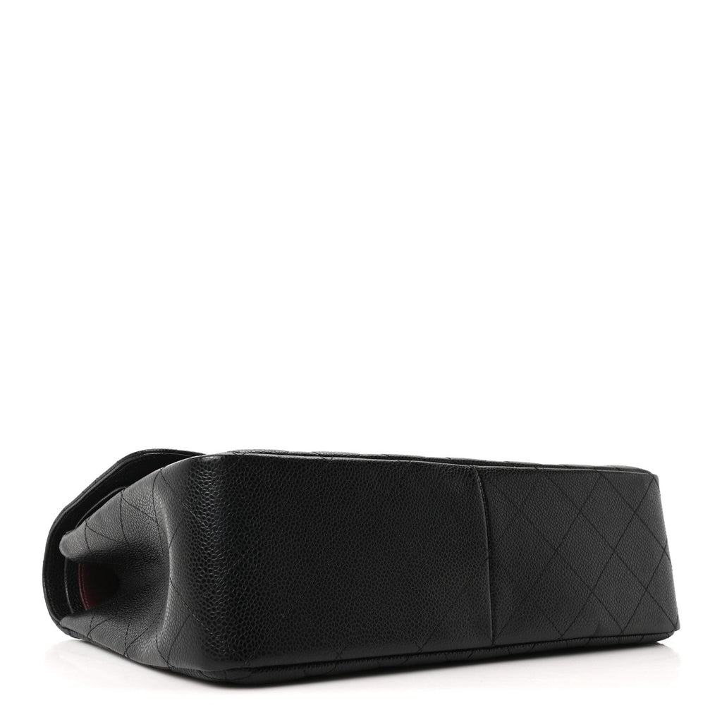 Chanel Caviar Quilted Jumbo Double Flap Black