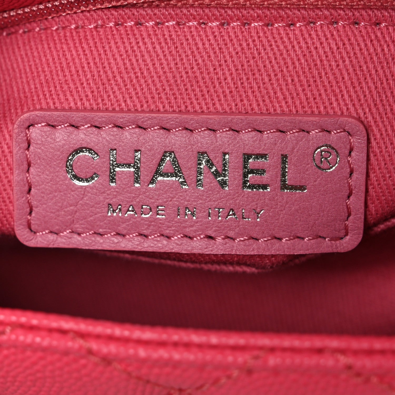 Chanel Caviar Quilted Incognito Extra Mini Coco Handle Flap Pink