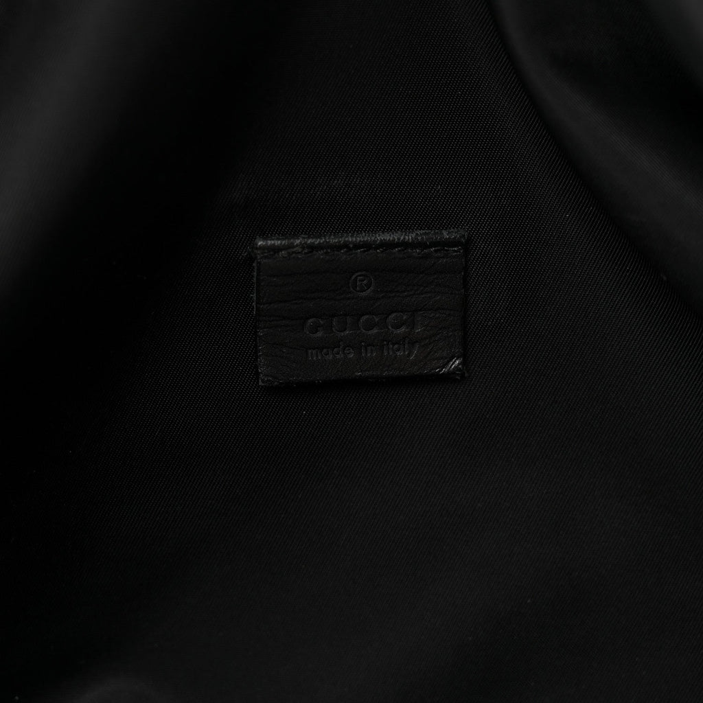 Gucci Guccissima Web Belt Bag Black