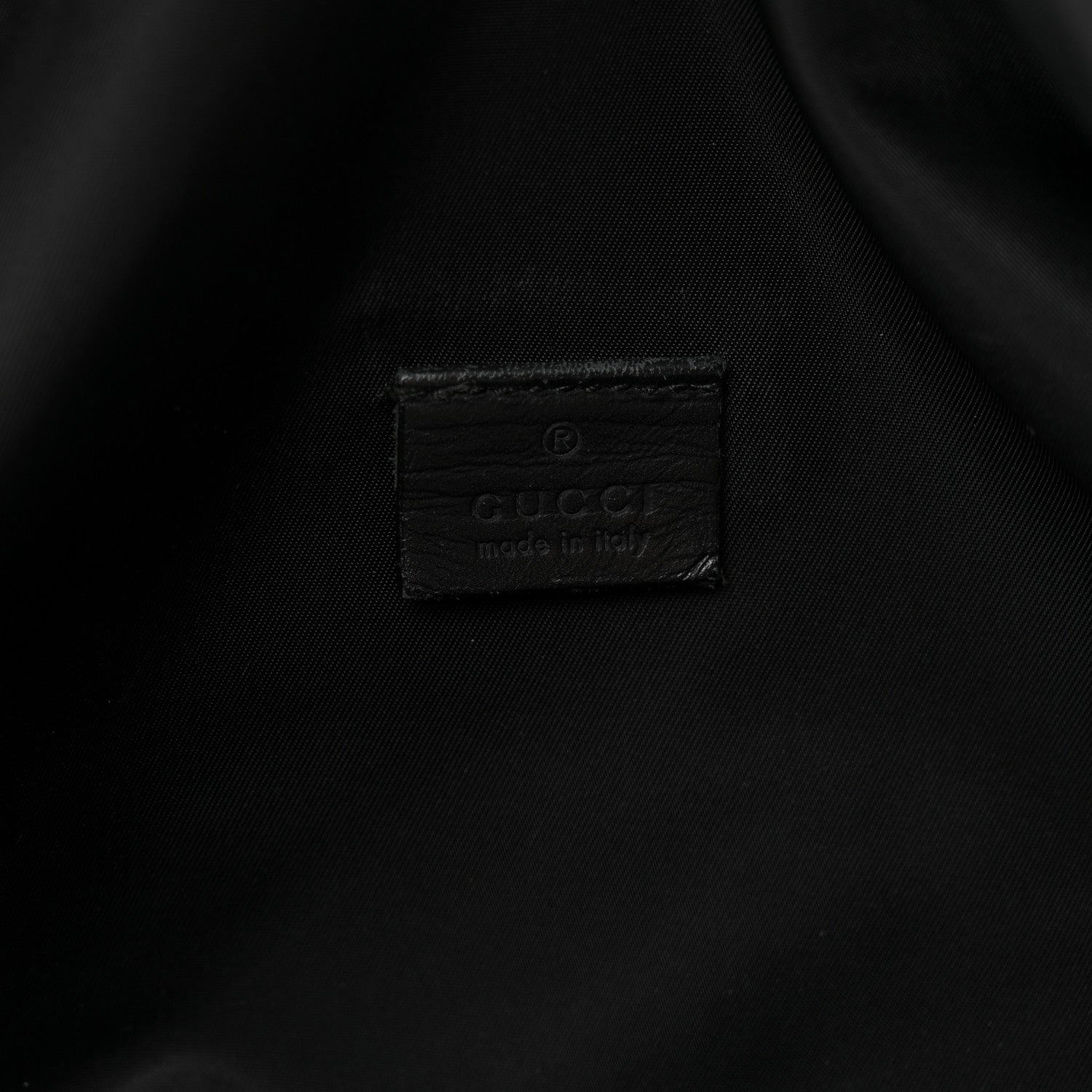 Gucci Guccissima Web Belt Bag Black