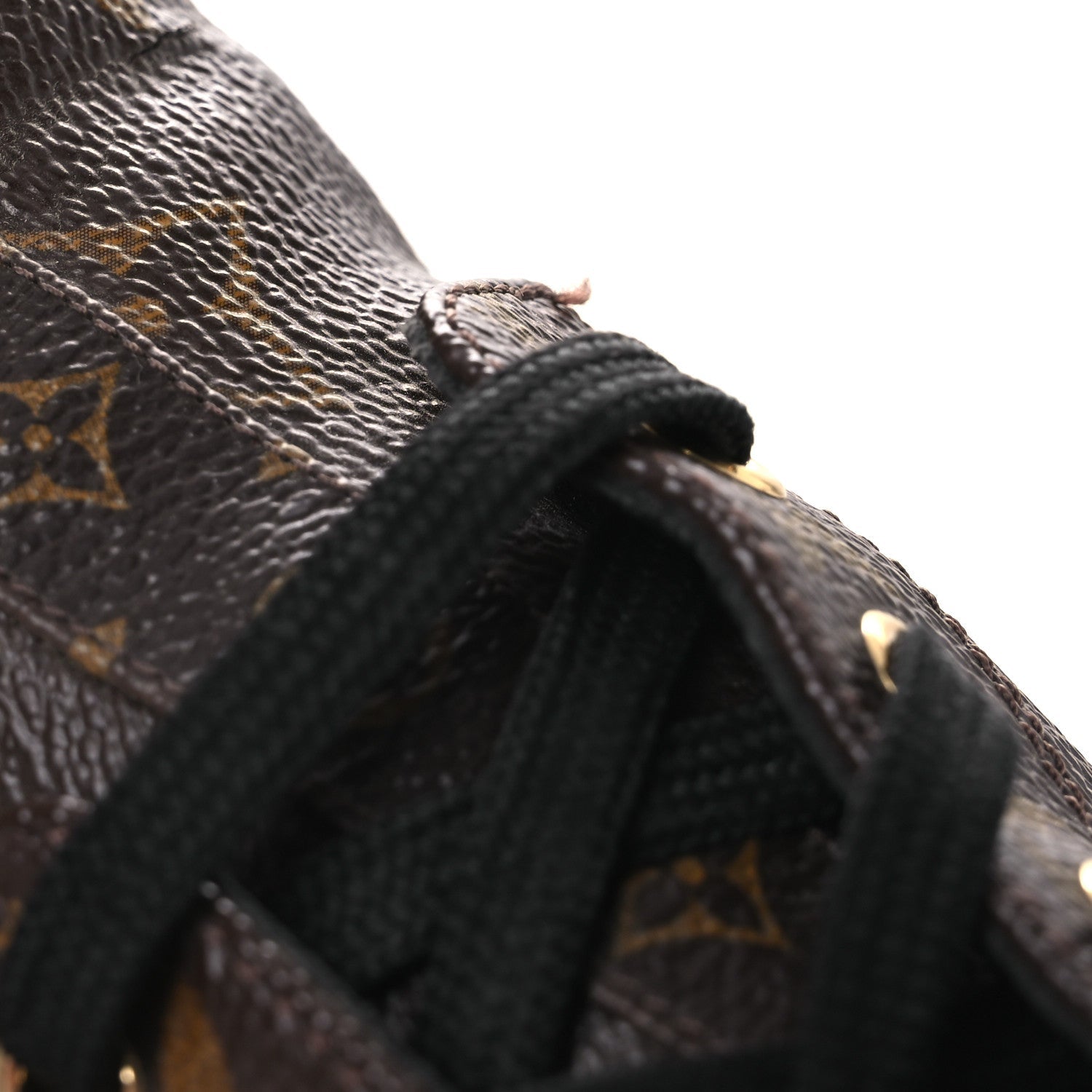 Louis Vuitton Calfskin Monogram Wonderland Flat Ranger Boots 36.5 Black