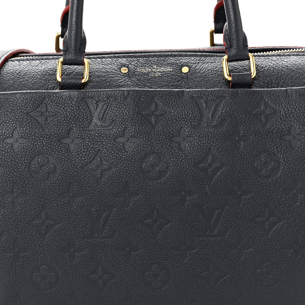 Louis Vuitton Empreinte Speedy Bandouliere 30 NM Marine Rouge