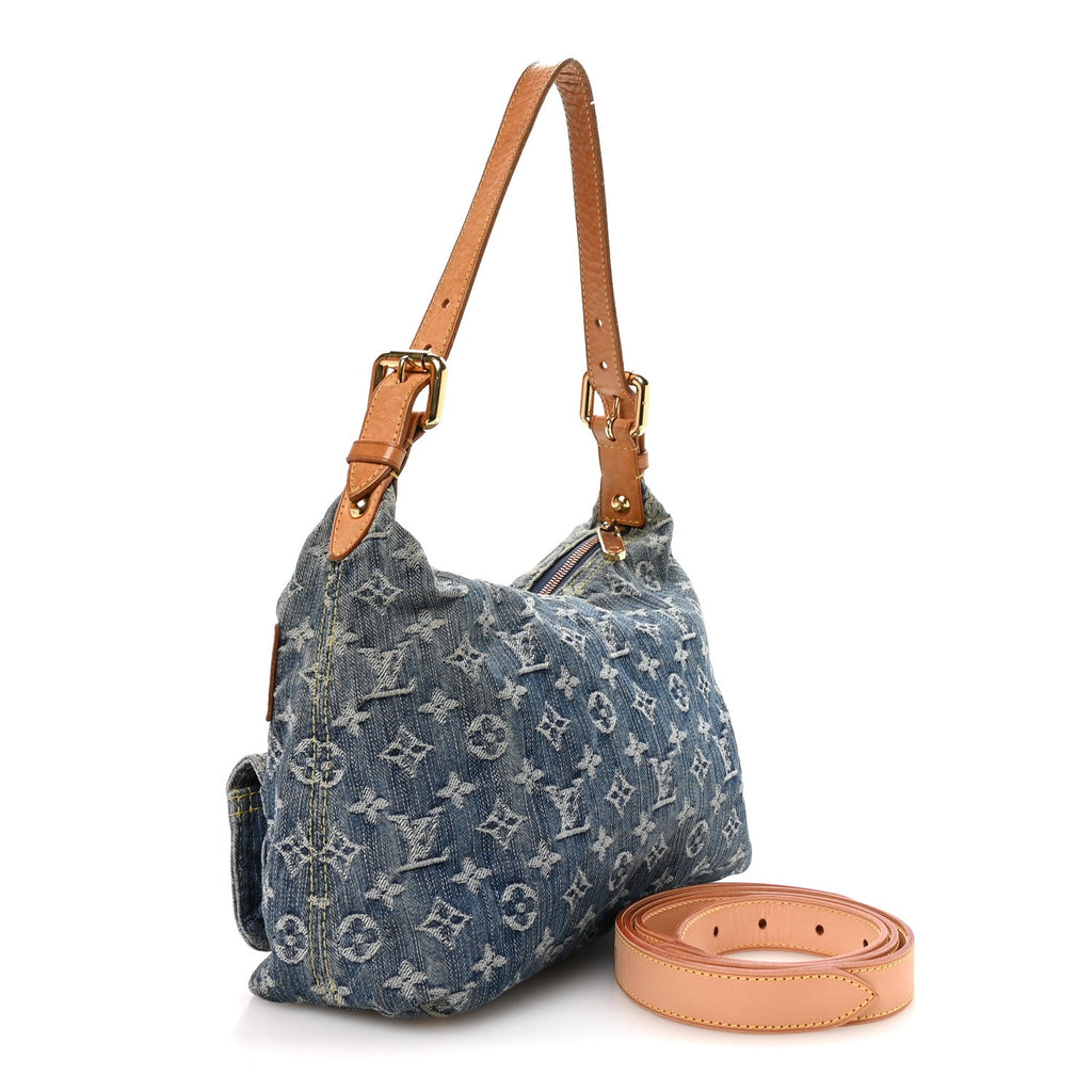Louis Vuitton Monogram Denim Baggy PM Blue