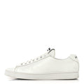 Prada Vitello Mens Logo Low Top Sneakers 43 White
