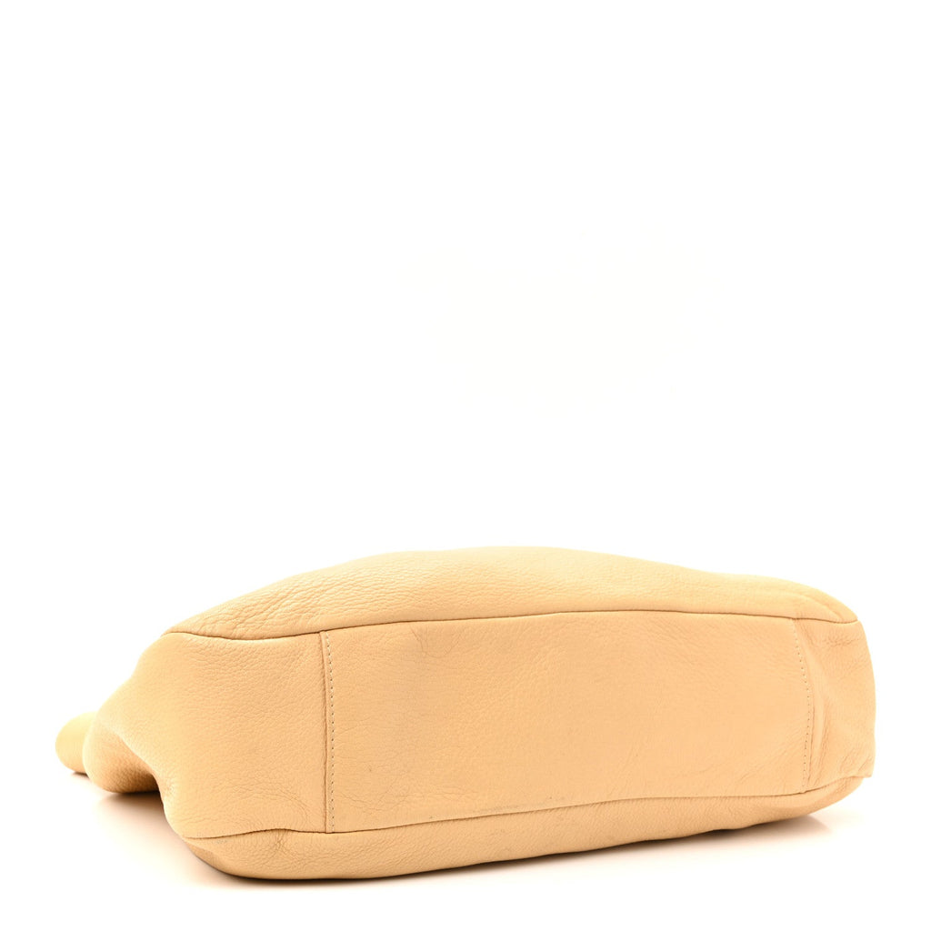 Chanel Calfskin CC Dice Tote Bag yellow