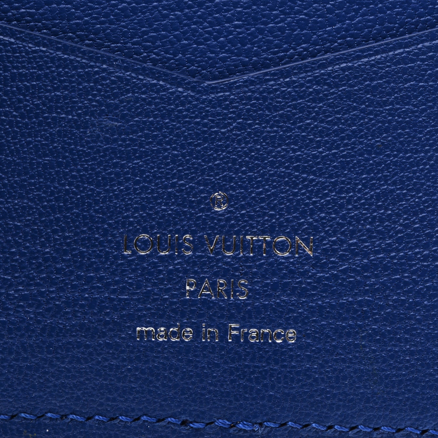 Louis Vuitton Crocodile Pocket Organizer Bleu De Methylene