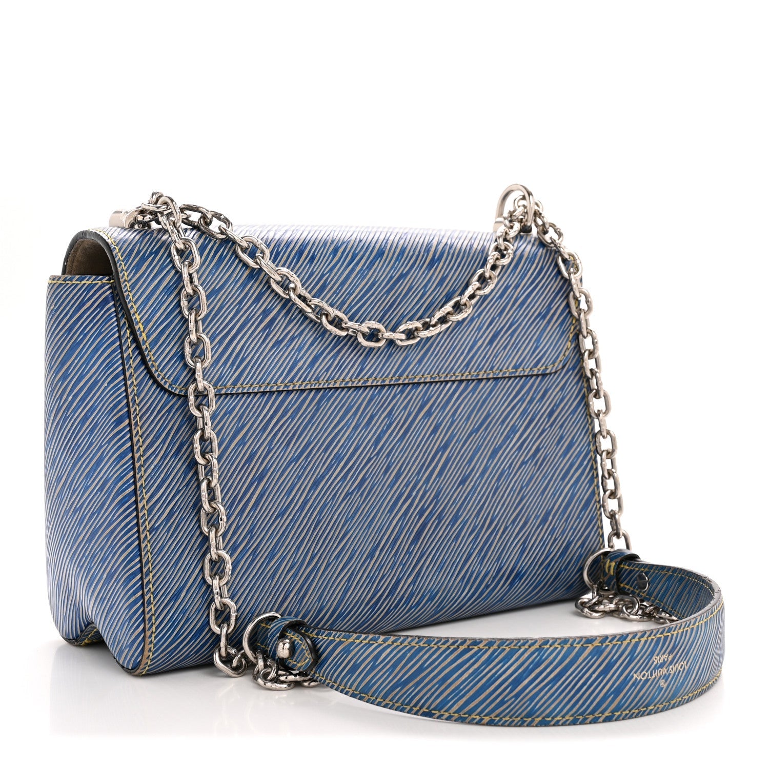 Louis Vuitton Epi Twist Shoulder Bag MM Denim Light