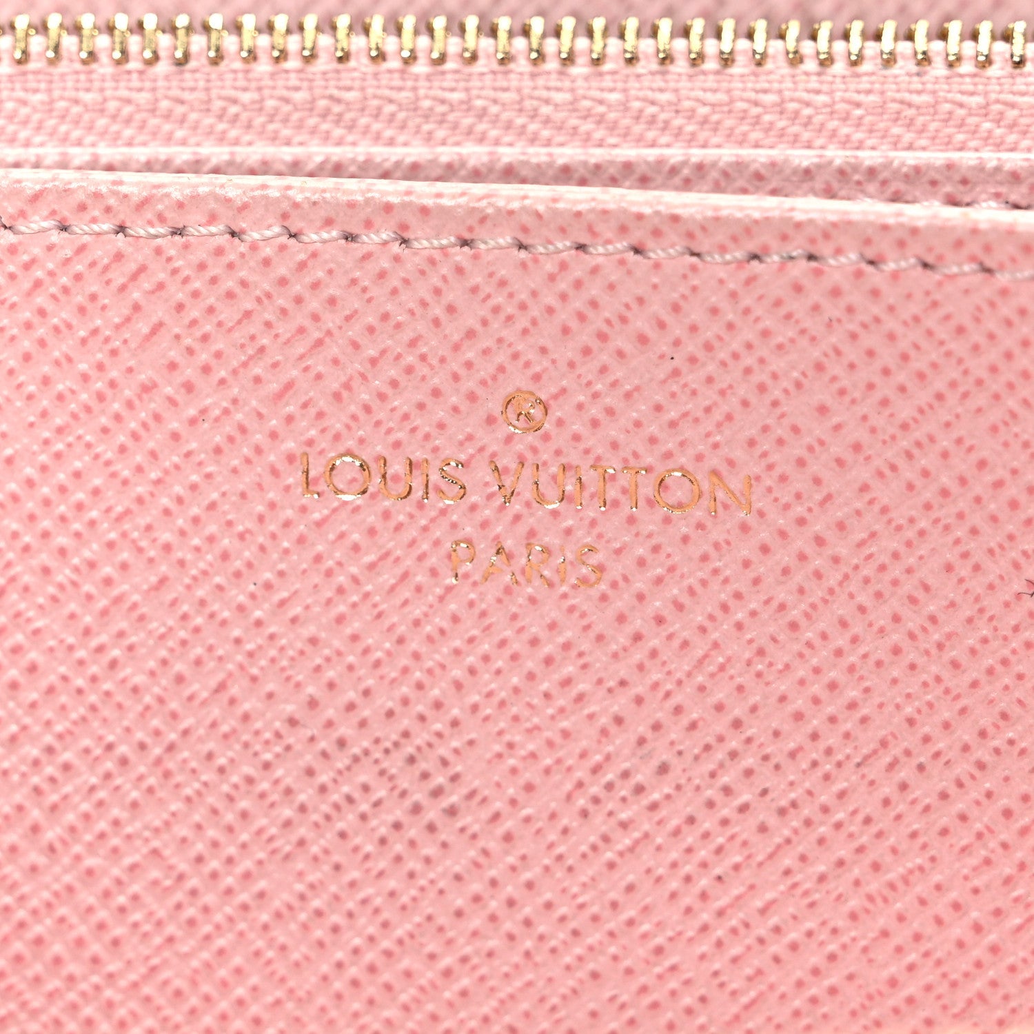 Louis Vuitton Damier Azur Zippy Wallet Rose Ballerine