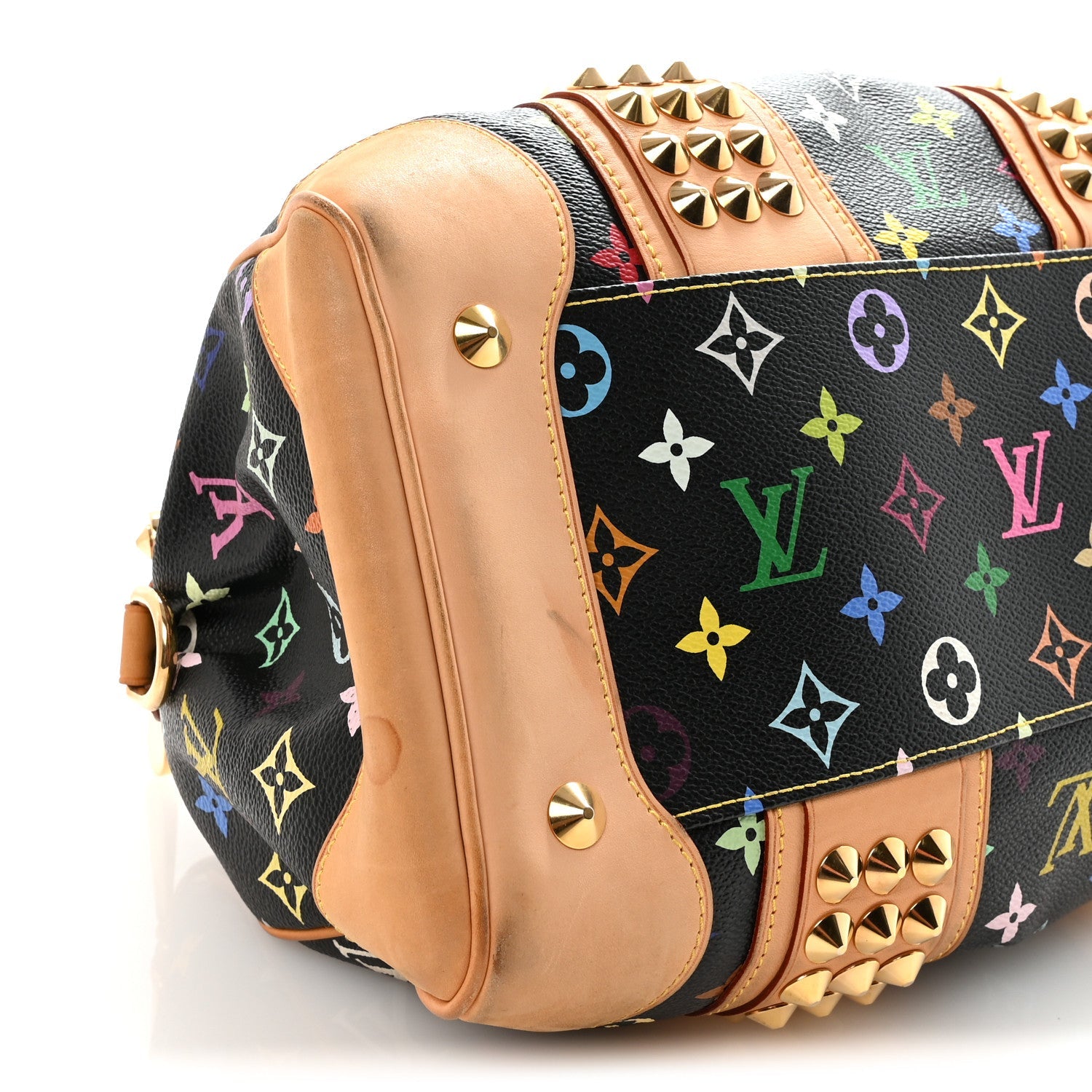 Louis Vuitton Monogram Multicolor Courtney MM Black