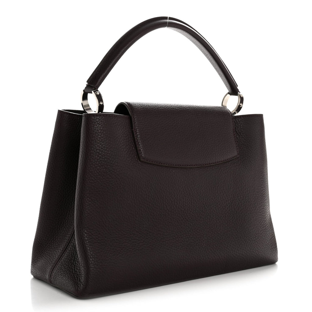 Louis Vuitton Taurillon Capucines MM Quetsche
