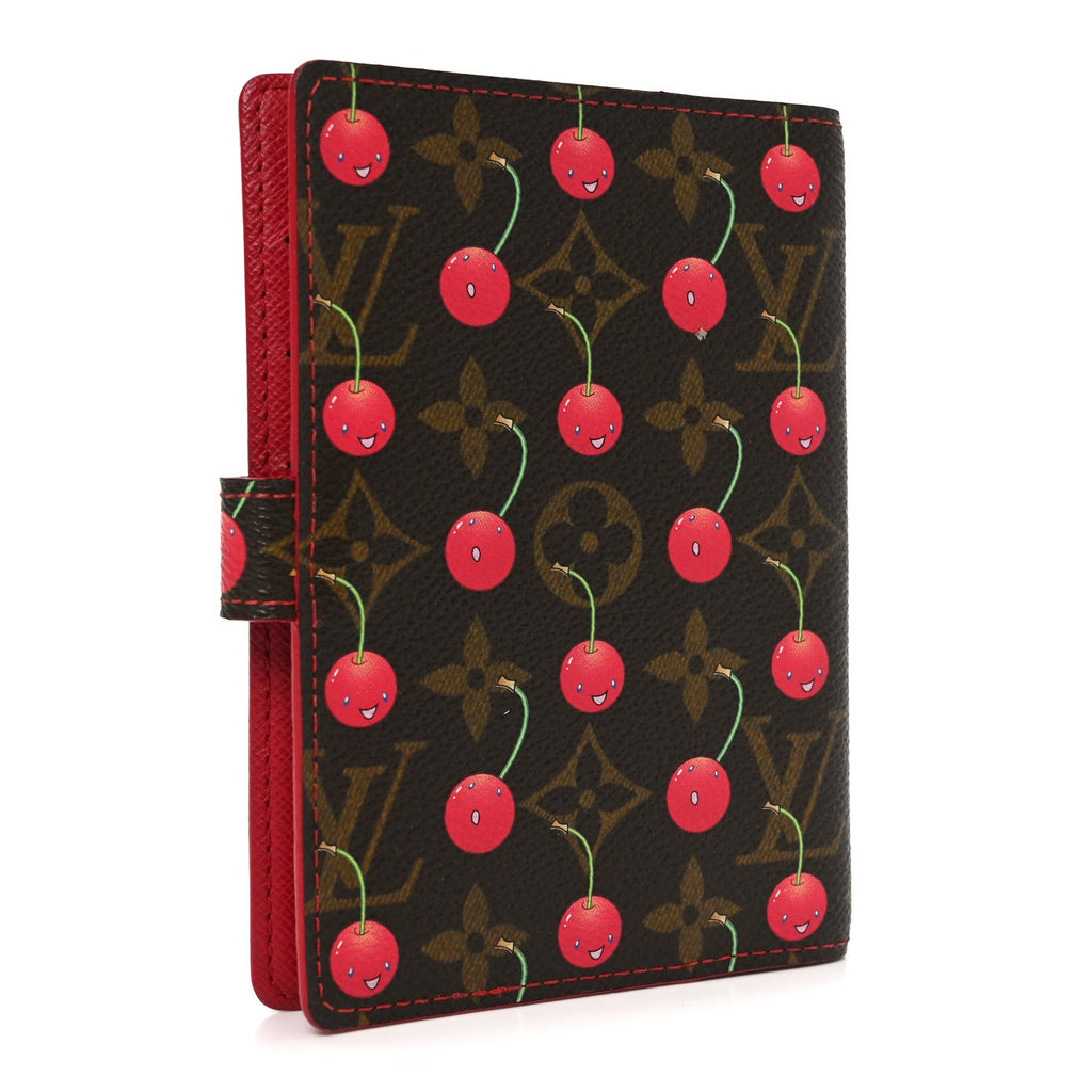 Louis Vuitton Monogram Cerises Small Ring Agenda Cover