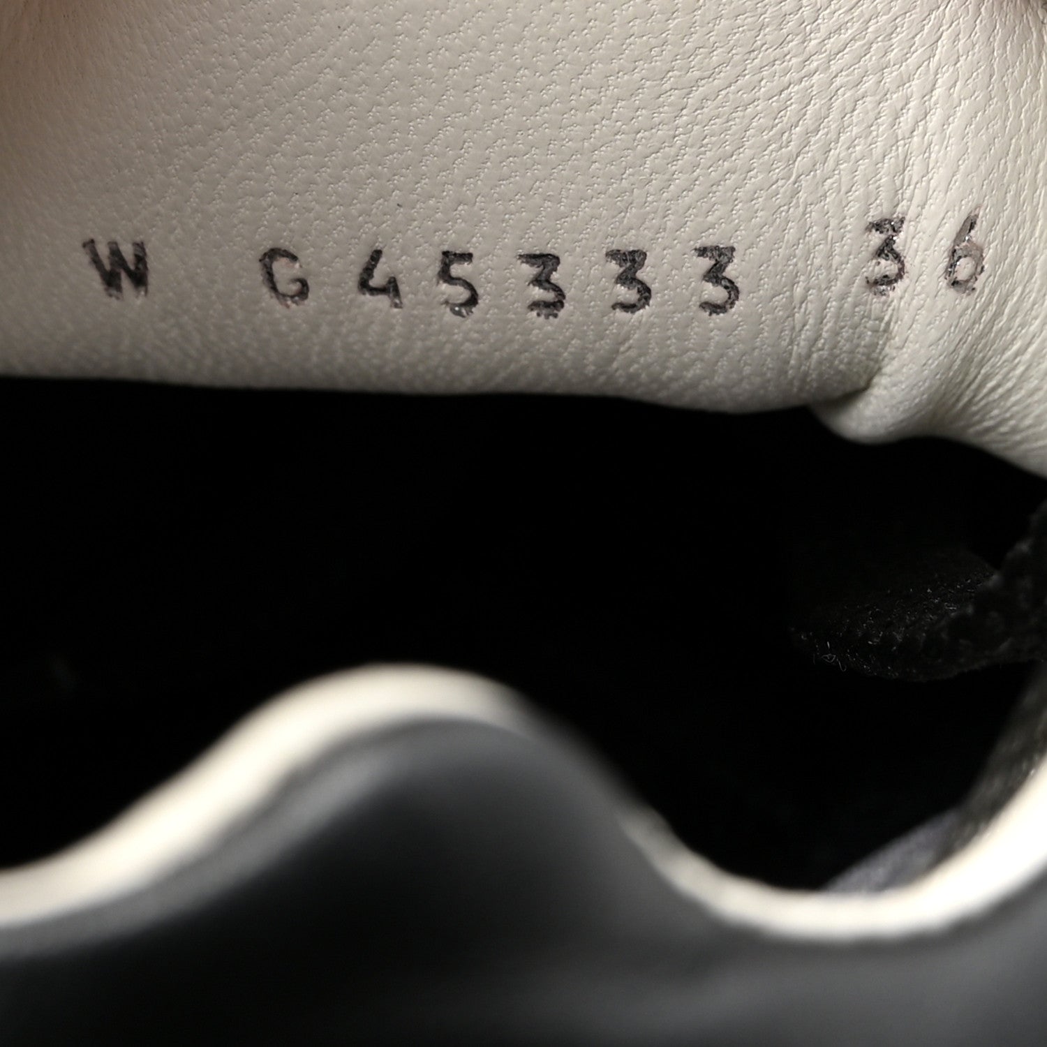 Calfskin CC Sneakers 36 Black