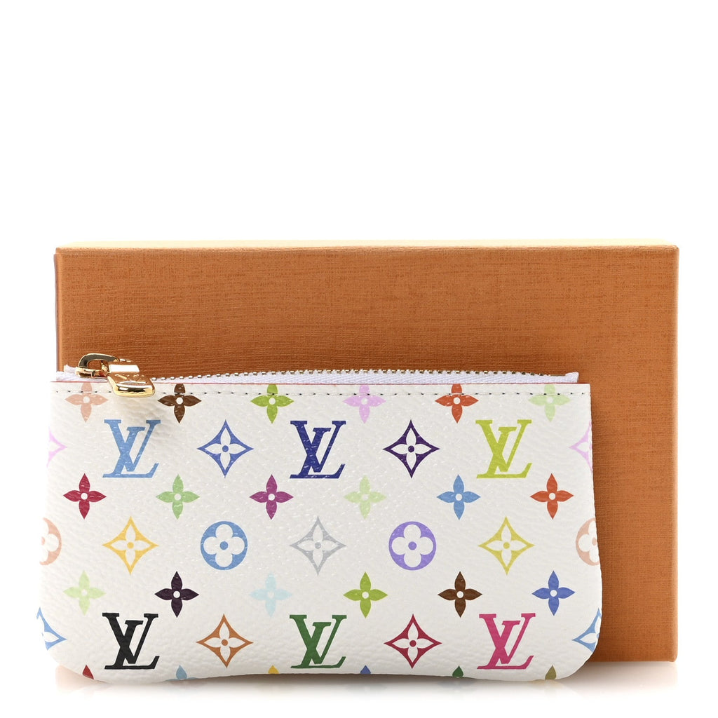 Louis Vuitton LV X TM Monogram Multicolor Key Pouch White