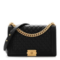 Chanel Caviar Quilted New Medium Boy Flap Black