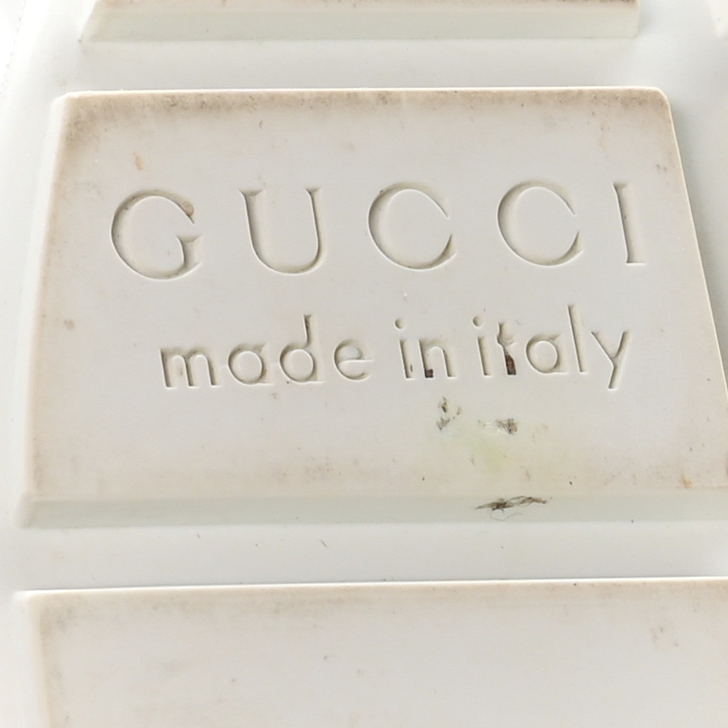Gucci GG Supreme Monogram Womens Rhyton Sneakers 35.5 White