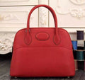 Hermes Bolide 31cm Togo Leather Red Bag