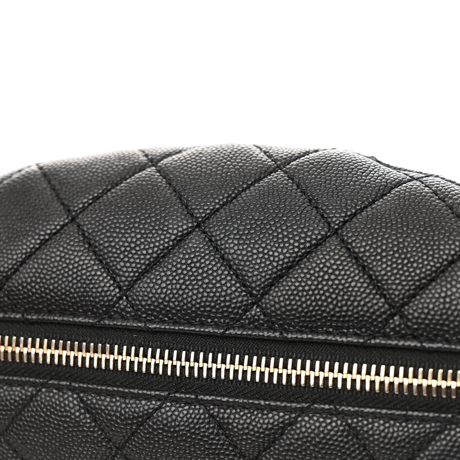 Chanel Caviar Quilted Filigree Waist Bag Black
