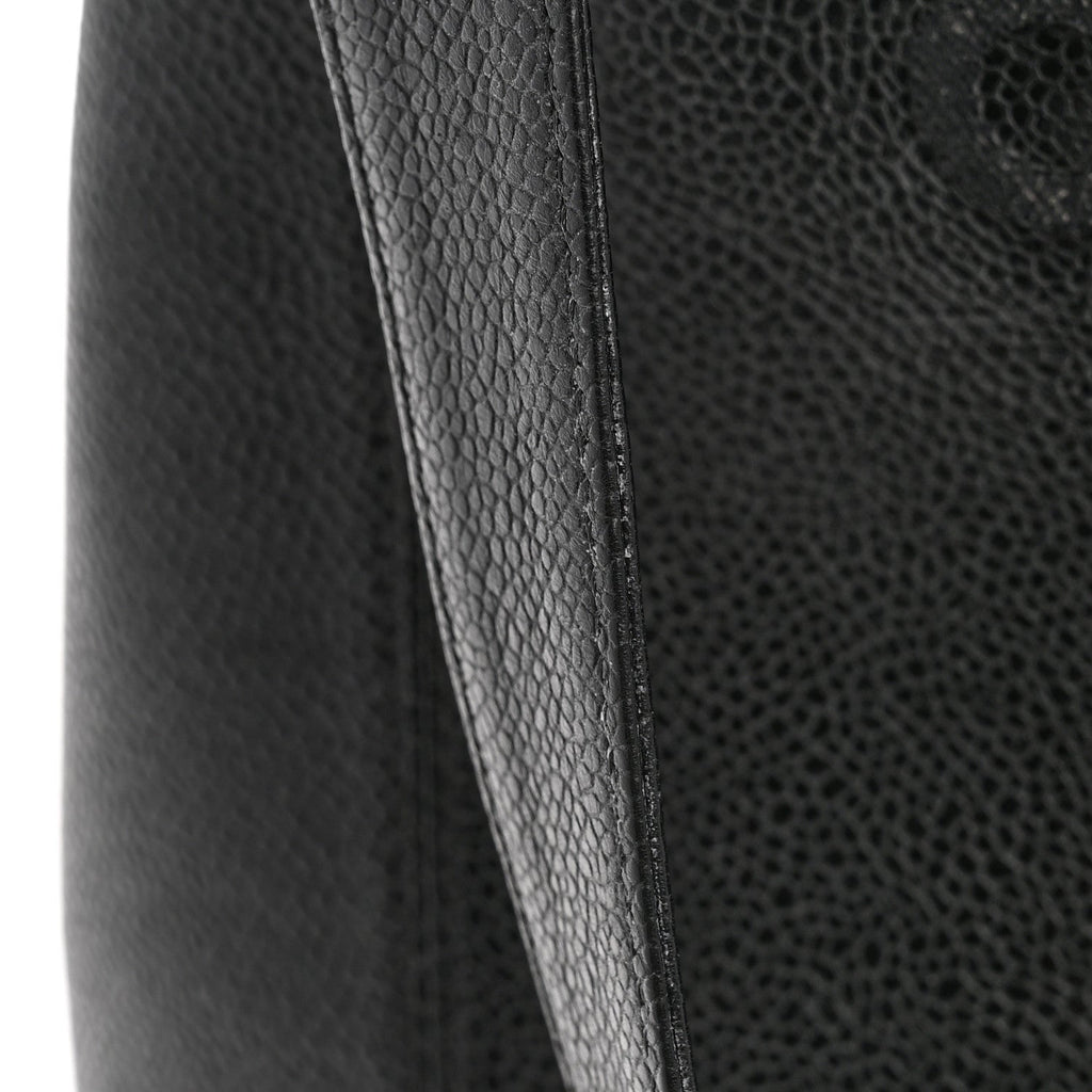 Chanel Caviar Shoulder Bag Black
