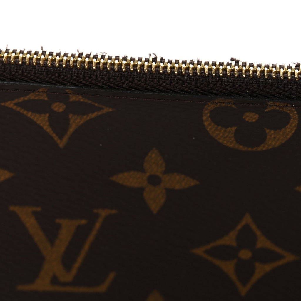 Louis Vuitton Monogram Pochette Felicie Chain Wallet Fuchsia