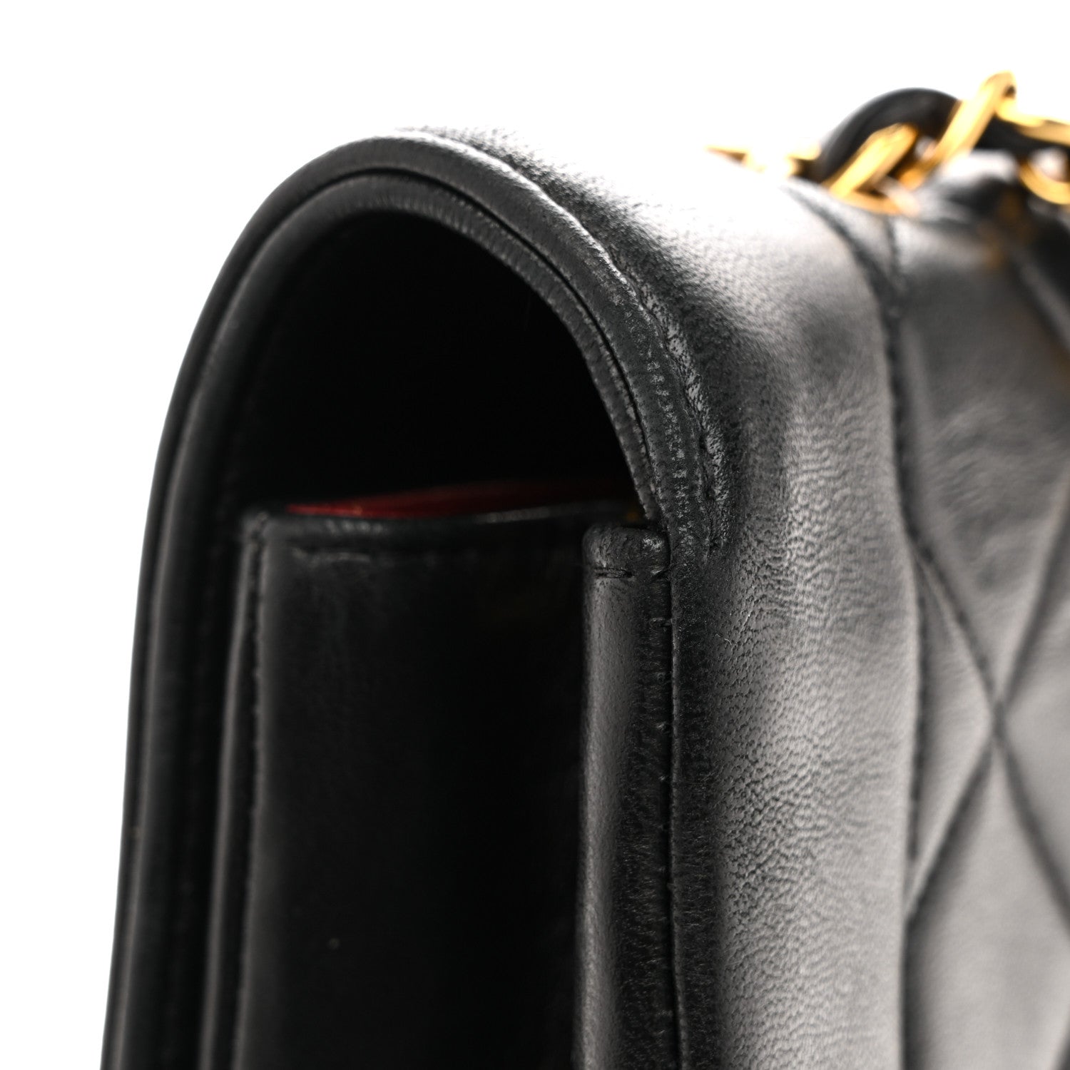 Chanel Lambskin Quilted Medium Single Flap Black