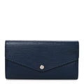 Louis Vuitton Epi Sarah Wallet NM Indigo