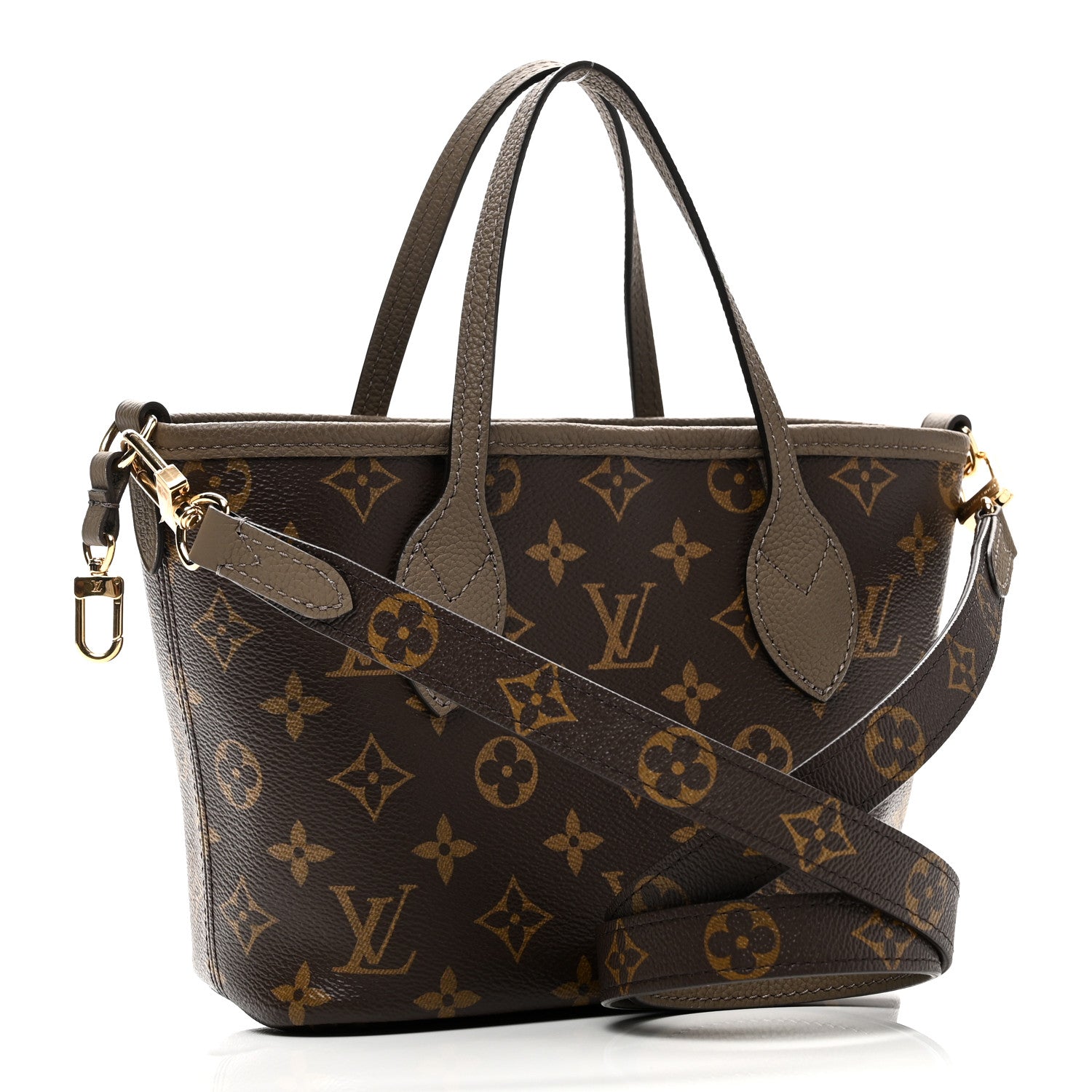Louis Vuitton Monogram Neverfull Inside Out Bandouliere BB Dark Fango
