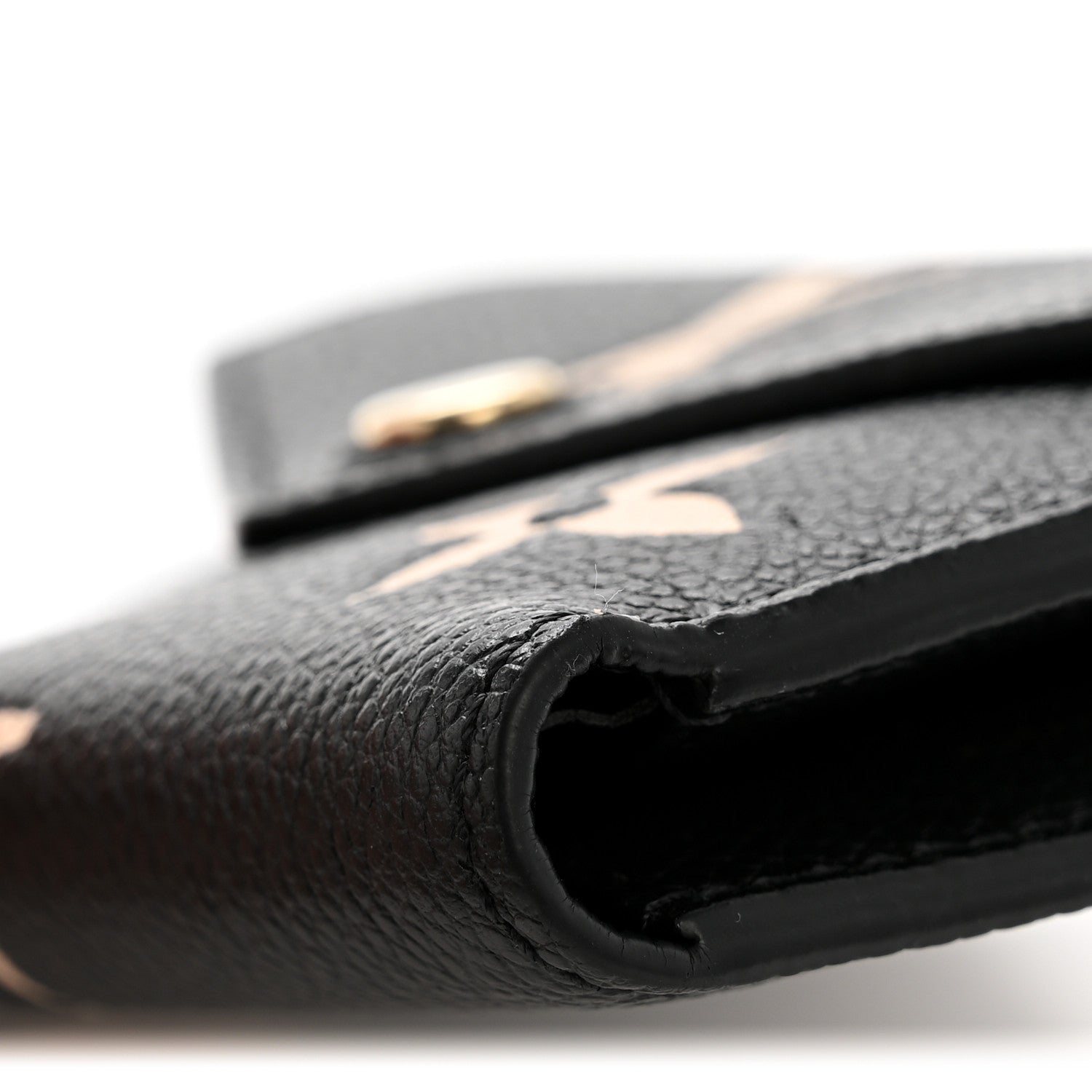 Louis Vuitton Empreinte Monogram Giant Victorine Wallet Black Beige