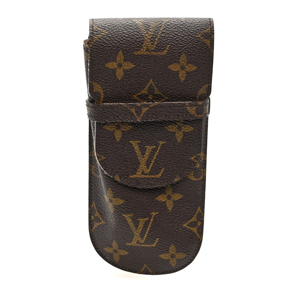 Louis Vuitton Monogram Glasses Sunglasses Case w Flap