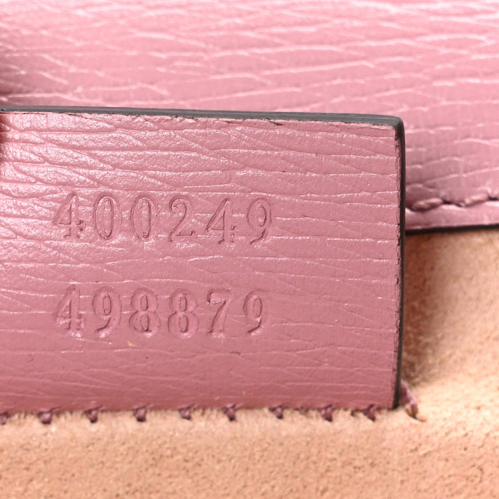 Gucci Calfskin Valentine's Day Exclusive Small Dionysus Bag Pink