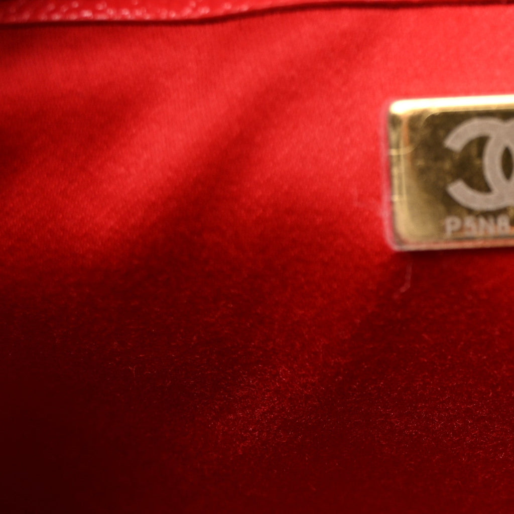 Chanel Caviar Quilted Small Chanel 25 Handbag Dark Red