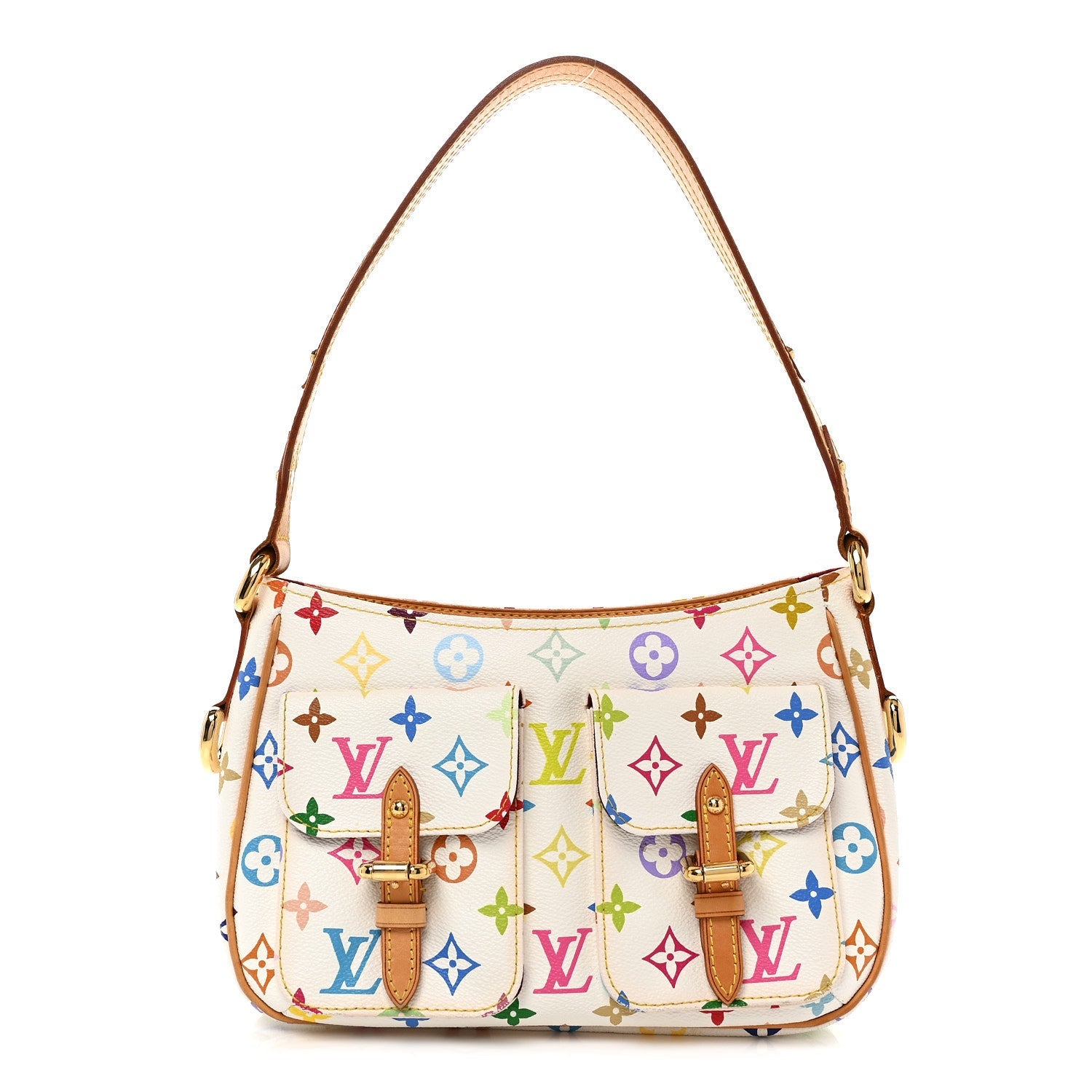 Louis Vuitton Monogram Multicolor Lodge PM White