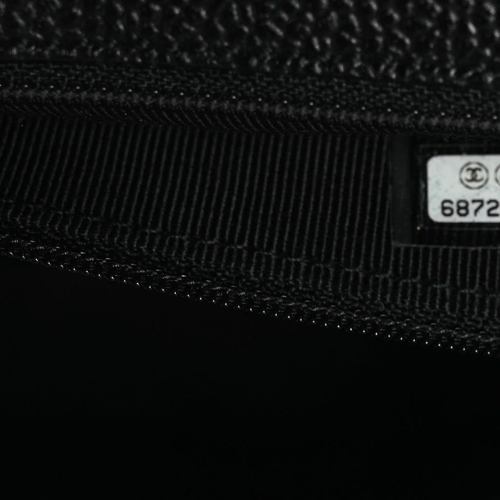 Chanel Caviar Quilted Jumbo Kelly Flap Black