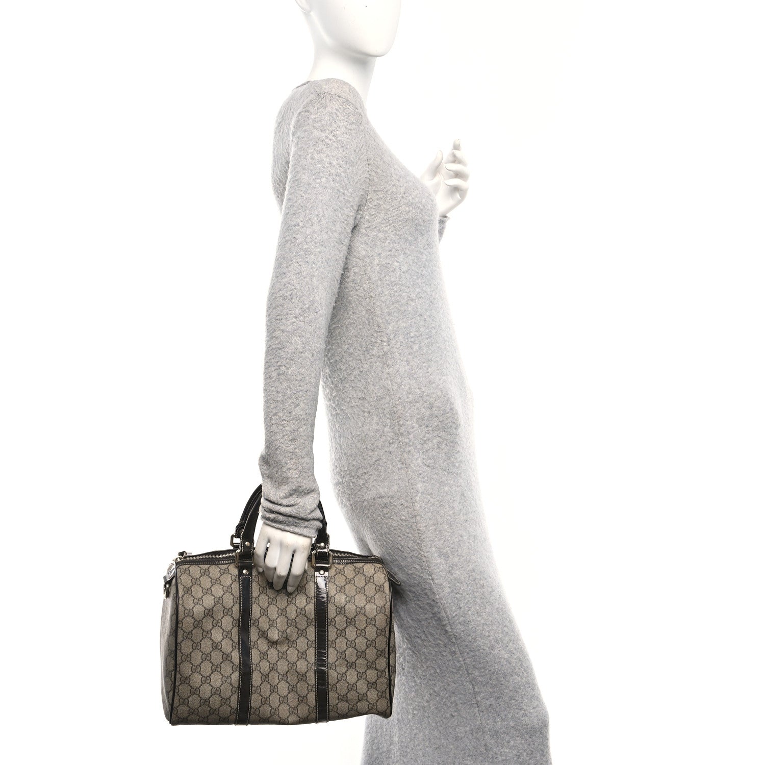 Gucci GG Plus Monogram Medium Joy Boston Dark Brown