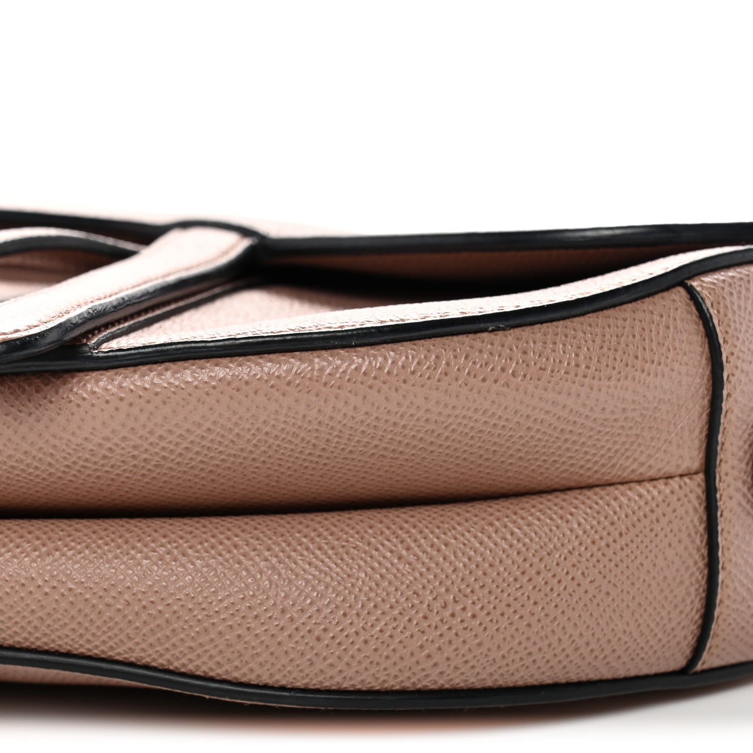 Christian Dior Grained Calfskin Saddle Bag Fard