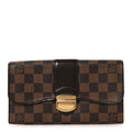 Louis Vuitton Damier Ebene Sistina Wallet