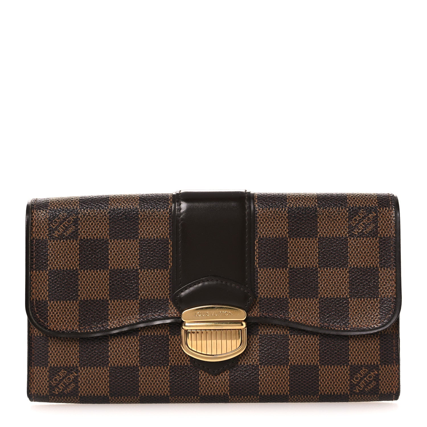 Louis Vuitton Damier Ebene Sistina Wallet