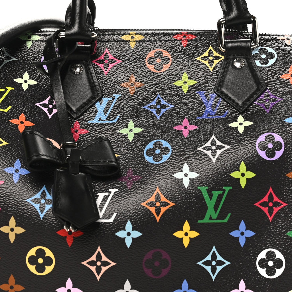 Louis Vuitton LV X TM Monogram Multicolor Speedy Soft 30 Black