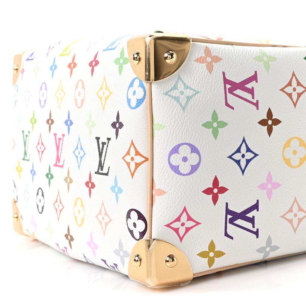 Louis Vuitton LV X TM Monogram Multicolor Speedy Bandouliere 25 White