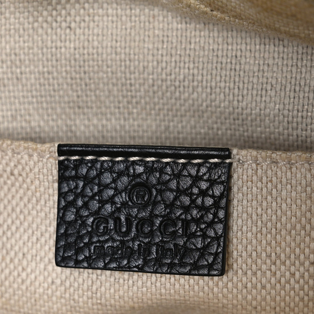 Gucci Pebbled Calfskin Small Soho Disco Bag Black