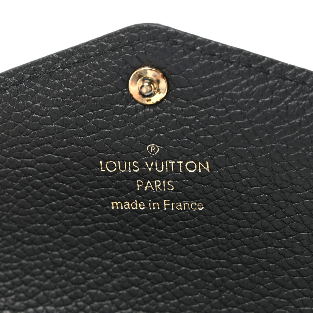 Louis Vuitton Empreinte Sarah Wallet NM Black