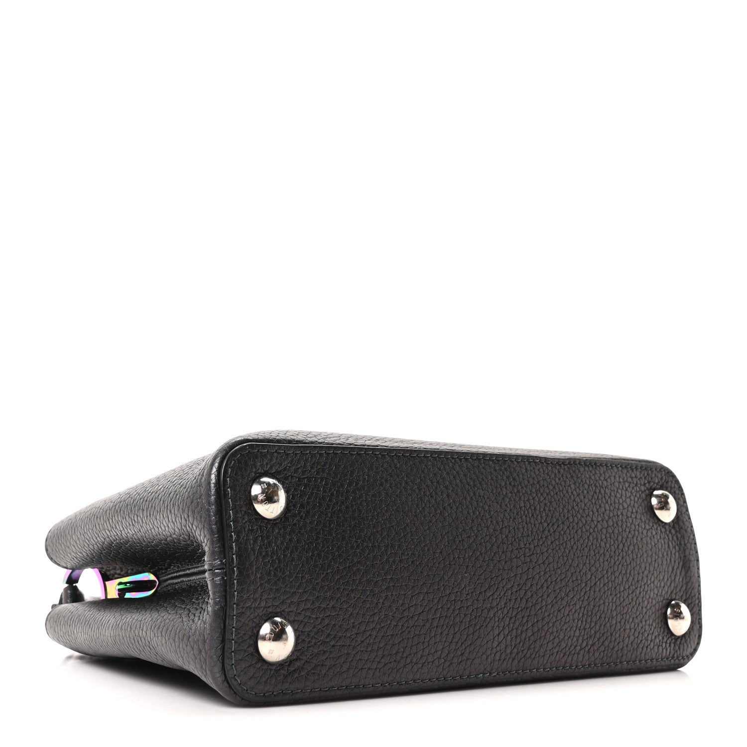 Louis Vuitton Taurillon Capucines BB Scarabeo Iridescent Black