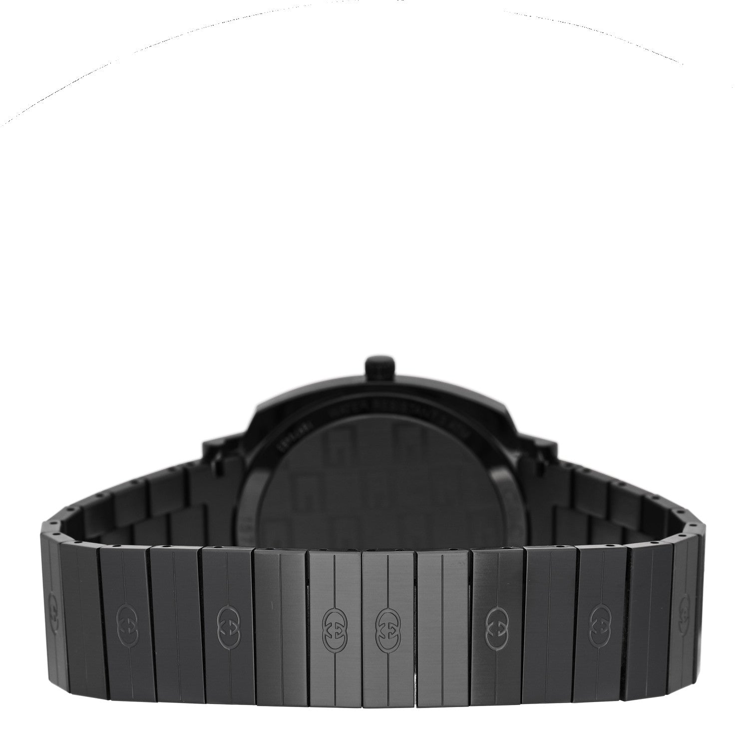 Gucci PVD Stainless Steel 38mm Grip Quartz Watch Black