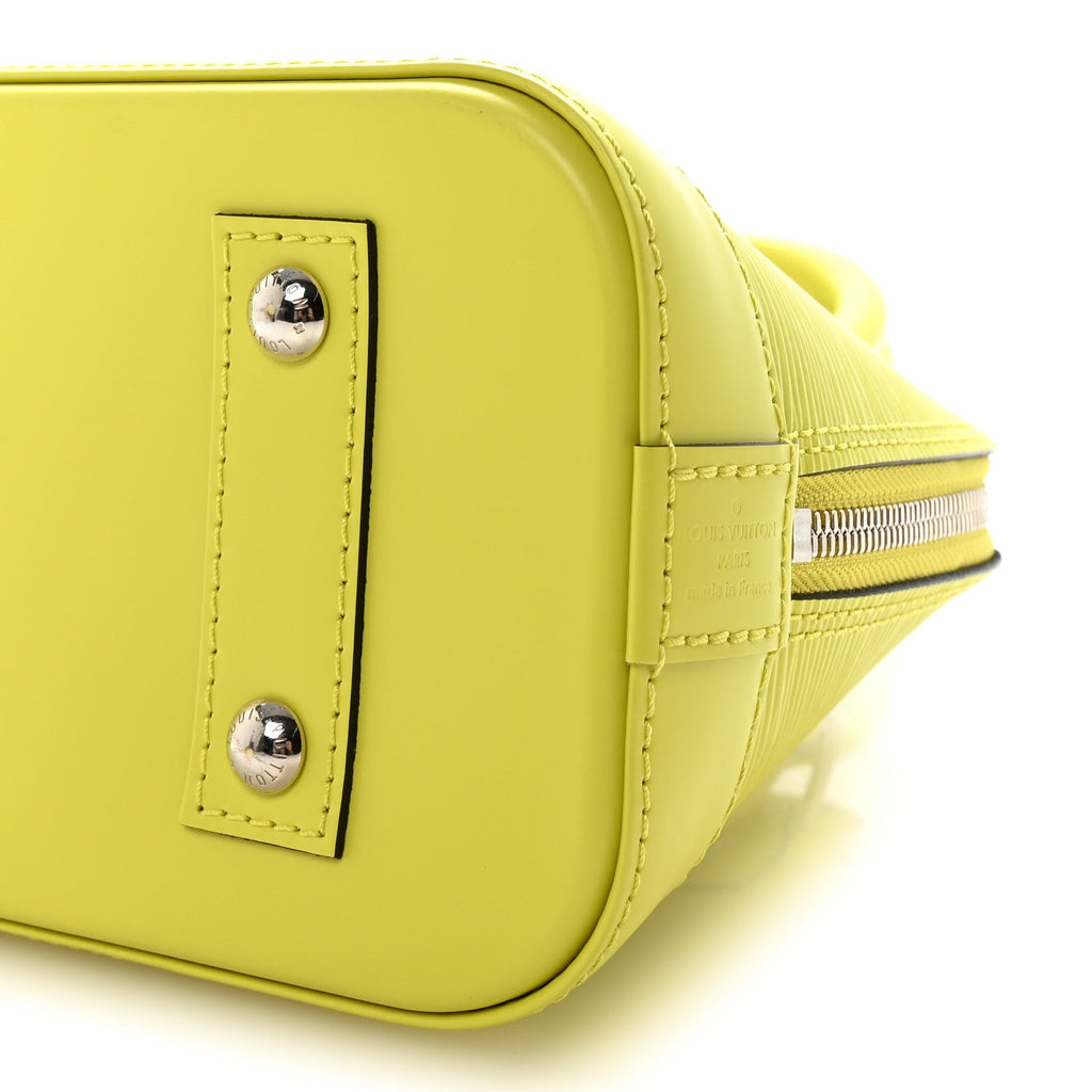 Louis Vuitton Epi Jacquard Alma BB Yellow Citron