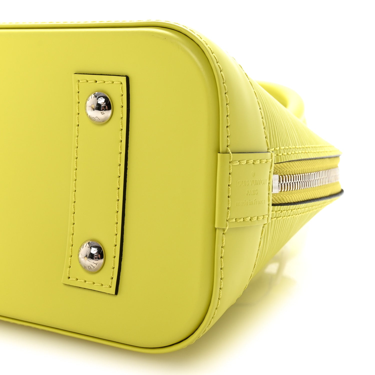 Louis Vuitton Epi Jacquard Alma BB Yellow Citron