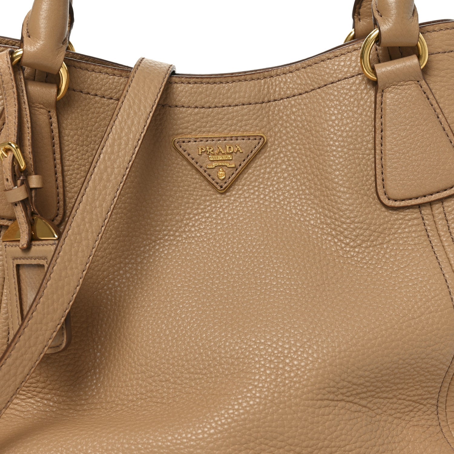 Prada Vitello Daino Tote Sughero