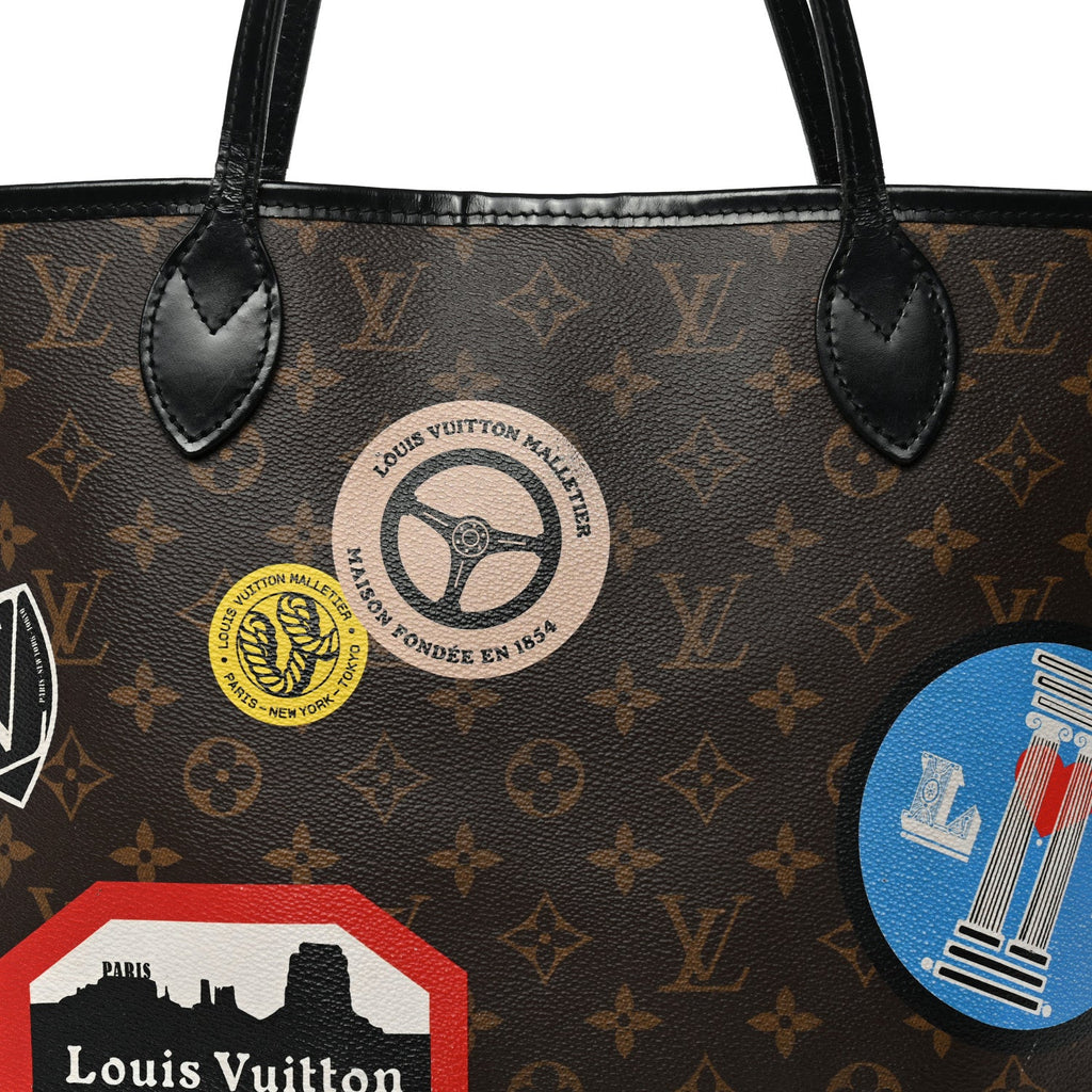 Louis Vuitton Monogram My LV World Tour Neverfull MM