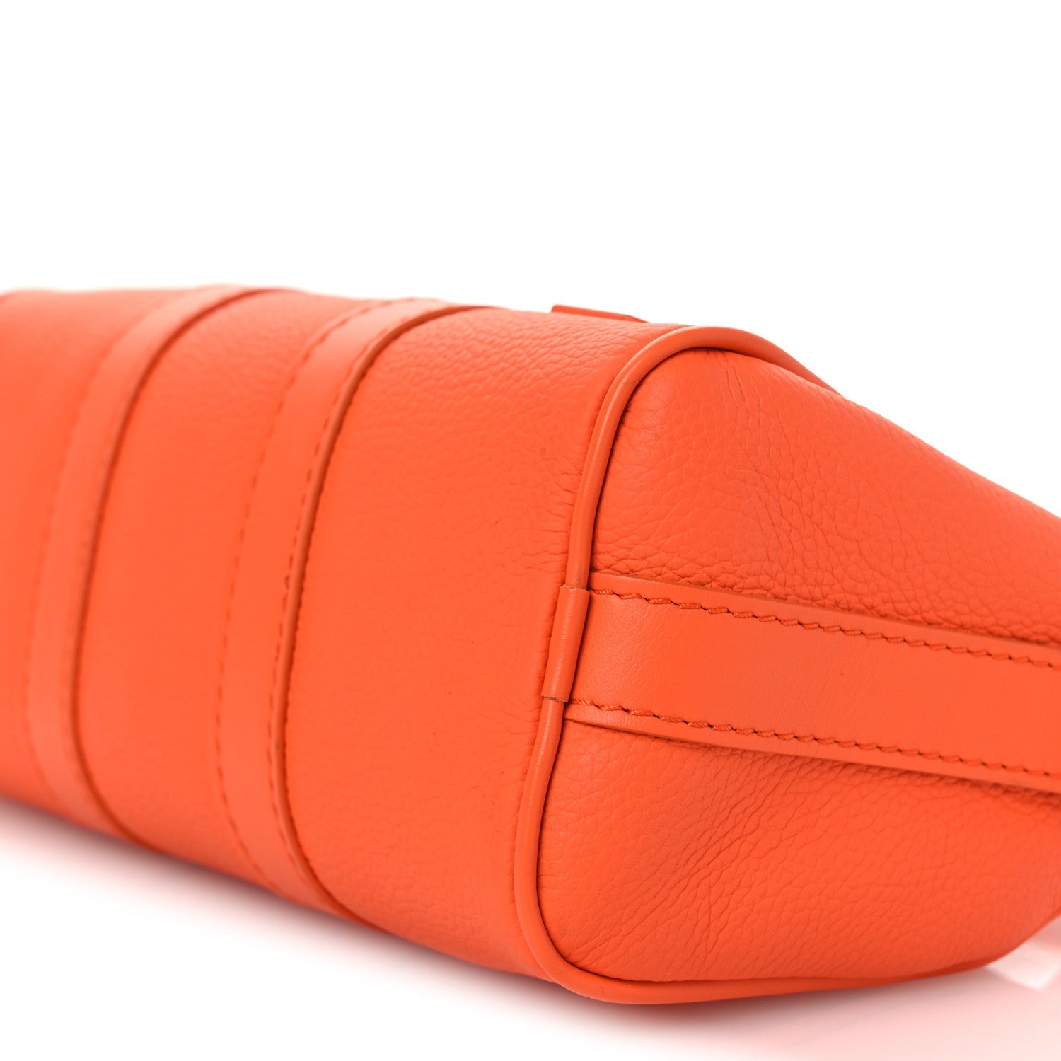 Louis Vuitton Grained Calfskin Aerogram Keepall XS Orange